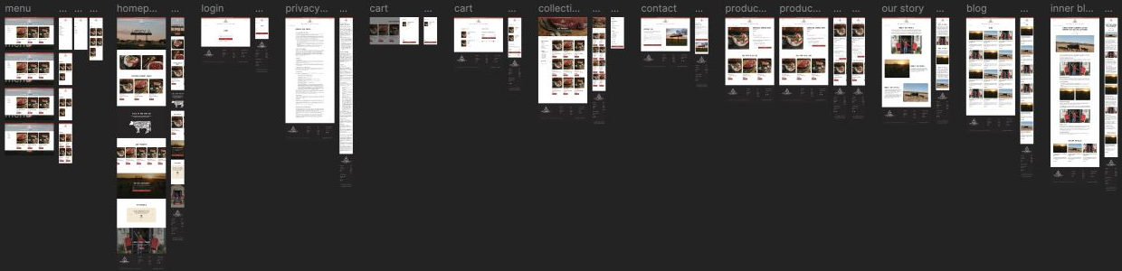 Lipsey desktop and mobile page designs across the store